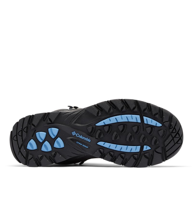 Columbia Womens Newton Ridge Lightweight Waterproof Hiking Boot, Quarry/Cool Wave, 8