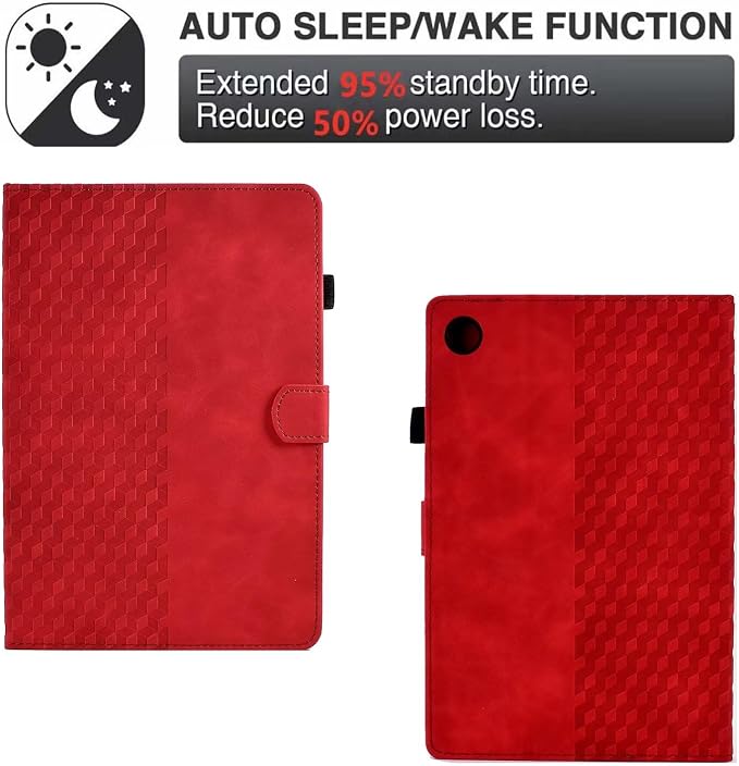 Fancity Case Fits Samsung Galaxy Tab A9/A11 Plus 11” 2025/2023 X210/X216 | Premium PU Leather Cover with Multi-Angles Pencil Holder Smart Wake Sleep for Galaxy Tab A9 A11 Plus X218 Beach