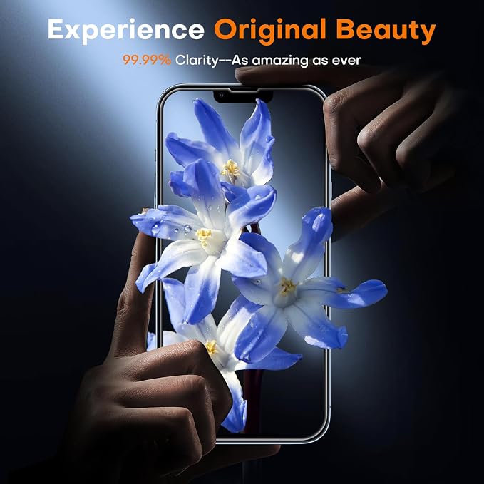 TOCOL for iPhone Air Screen Protector 9H Hardness Military Grade Shatterproof HD Tempered Glass Full Coverage Easy Installation 2 Pack