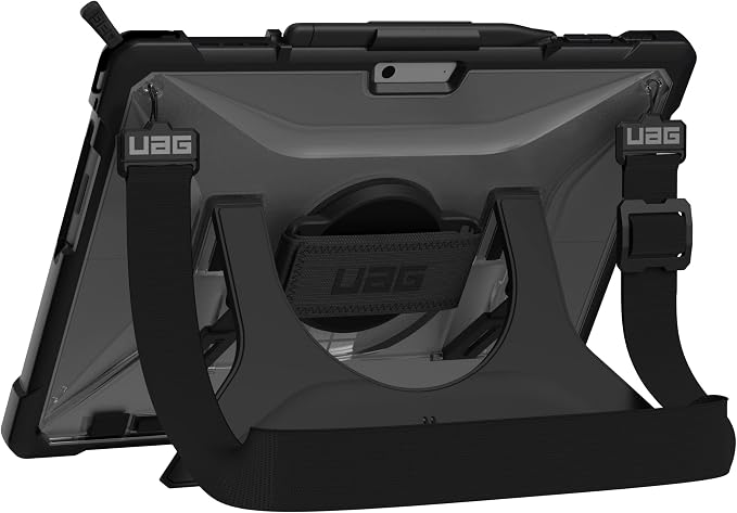 URBAN ARMOR GEAR UAG Designed for Microsoft Surface Pro 13 12/11 Edition Case with Built-in Kickstand &amp Pen Holder Compatible with Type Cover Keyboard Rugged Protective Cover Metropolis Black