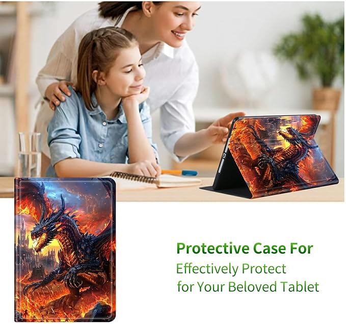 for 6 Kindle 11th Generation 2024/2022 Release Case (Model No: C2V2L3) E-Reader Multi-Angle Viewing Shockproof Smart Protective Case with Auto Wake/Sleep Baseball