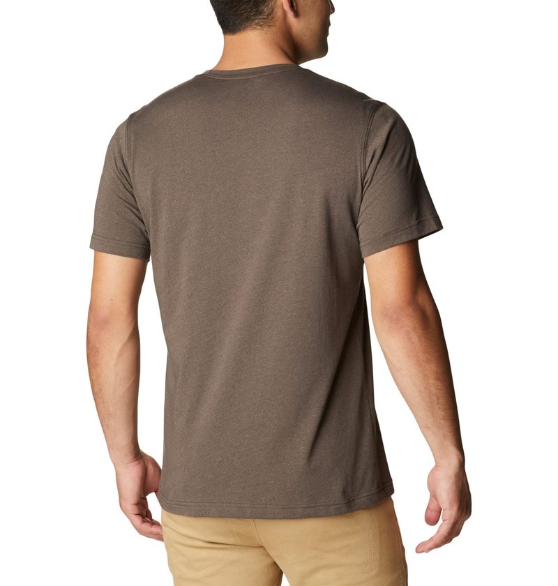 Columbia Men's Big & Tall Thistletown Hills Short Sleeve, Cordovan Heather, 3X B&T