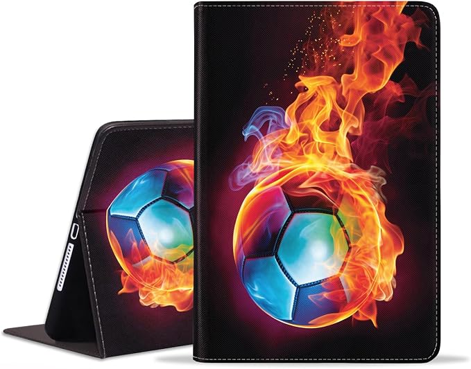 Case for Samsung Galaxy Tab S10 Lite/ S10 FE/ S9 FE 5G 10.9 Inch/ S9 11 Inch - Slim PU Leather Folding Stand Folio Cover with Auto Sleep/Wake - African American Girl