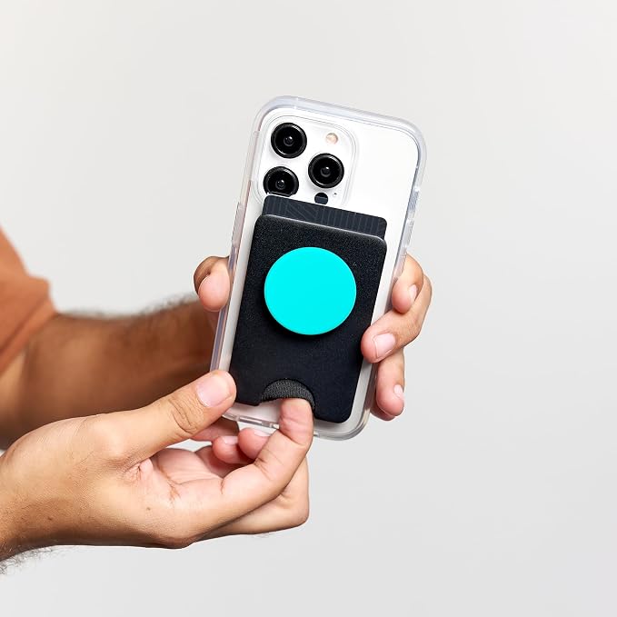 PopSockets Phone Grip with Expanding Kickstand - Bright Aqua PopSockets Adhesive PopGrip