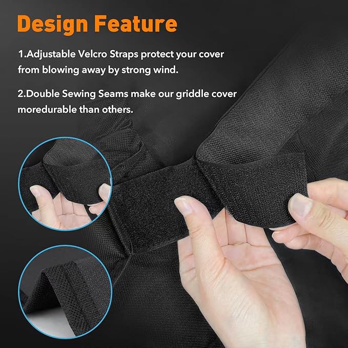 Heavy Duty Replacement Grill Cover Fits for Pit Boss KC Combo Platinum Series Grill with Handles, All Weather Protection Waterproof Cover
