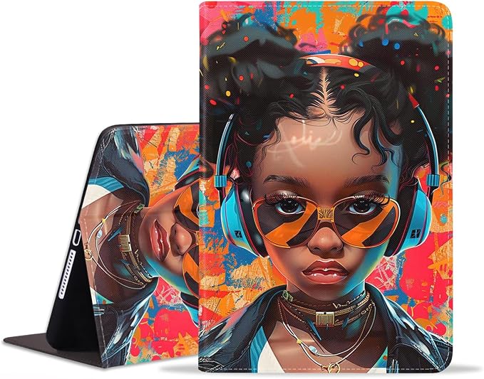 for iPad mini 7 (A17 Pro) 2024 Case/iPad mini 6 2021 Case Adjustable Stand Auto Wake/Sleep Smart Leather Cover for iPad mini 7th/6th Generation 8.3 Inch Sloth