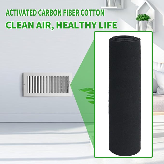 Activated Carbon Filter Carbon Air Pre Charcoal Hepa AC Vent Carbon Fabric Air