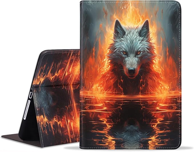 Case for iPad (A16) 11th Generation 11 Inch 2025 iPad 10th Generation 10.9 Inch 2022 Protective Leather Case Adjustable Stand Auto Wake/Sleep Smart Case - African American Girl