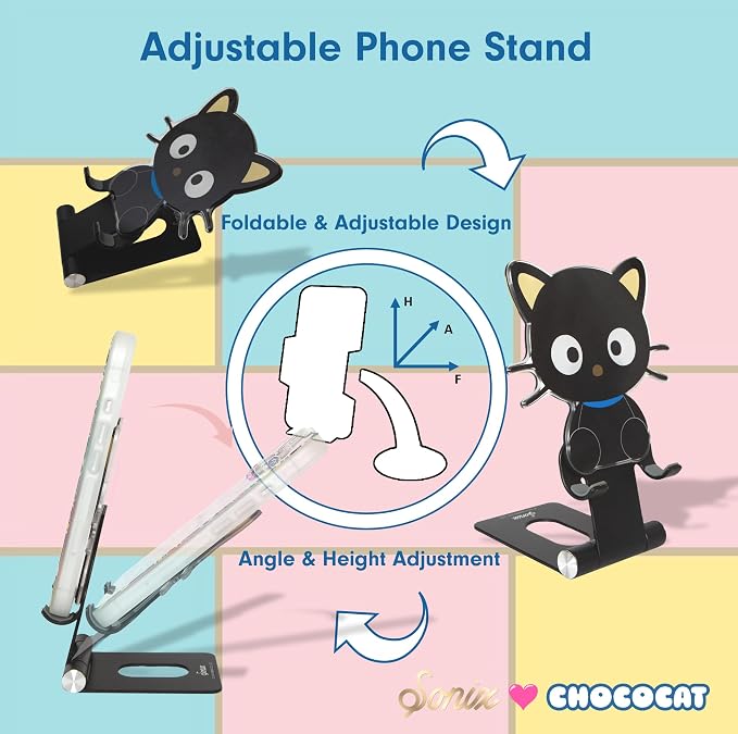 Sonix x Sanrio Character Phone Stand | Adjustable Cell Phone Holder Desk Stand Dock | Badtz Maru