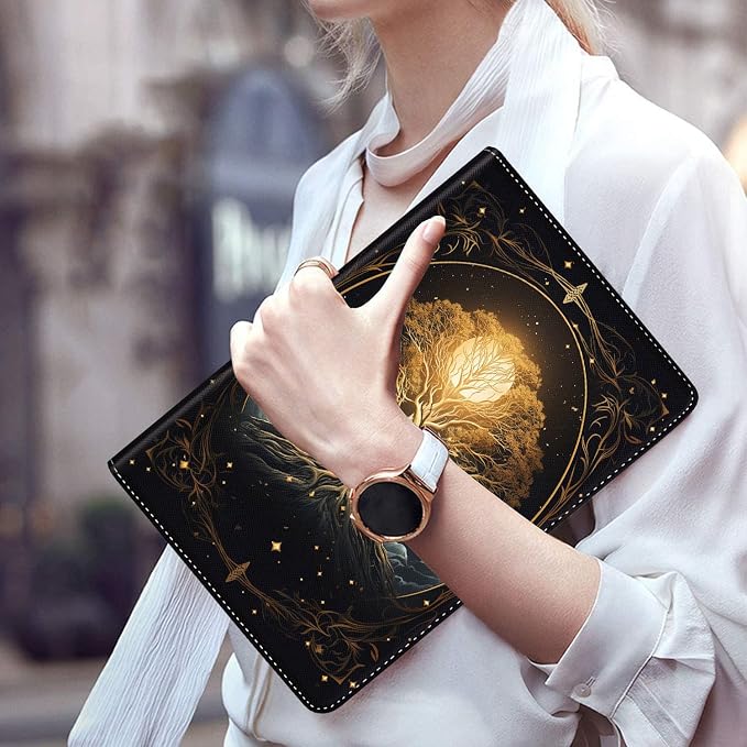 Case for Galaxy Tab A9 Plus ， Auto Sleep/Wake Multi-Angle Viewing Slim Folio Stand Cover for Samsung Galaxy Tab A9+/A9 Plus 11 Inch 2023 (SM-X210/X216/X218) Magic Mushrooms Fungus
