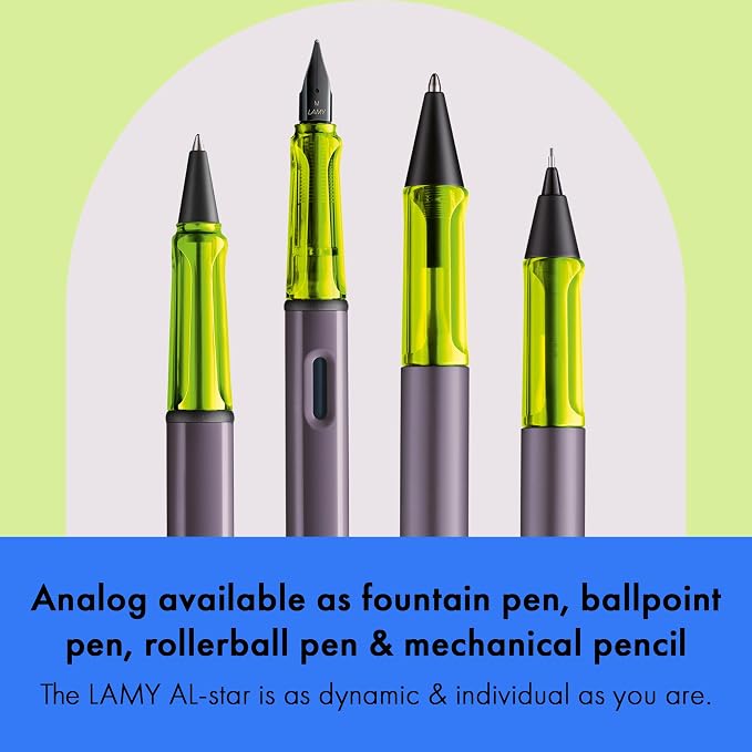 LAMY AL-Star EMR Aubergine (PC/EL tip) - Stylus Pen for Many Android Devices - Touchscreen Pen with Ergonomic Grip - Precise Writing &amp Drawing on Digital Media - with Function Button