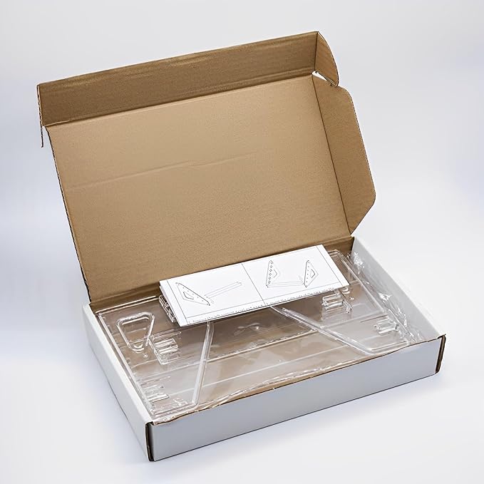 Nail Polish Organizer Clear Acrylic Eyeglasses Display Holder Essential Oil Storage Rack Makeup Stand Tray - 6 Layer