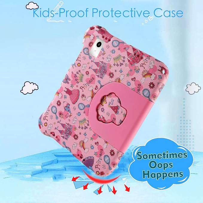 Dinosaur REVVL Tab 5G 2023 10.36 inch Case for Kid Boy Light EVA Kids Friendly Tablet Cover with Handle Kickstand Kid-Pro Shockproof Full Cover Boy's Gift (KL)