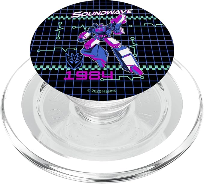 Transformers Soundwave 1984 Grid PopSockets Adhesive PopGrip