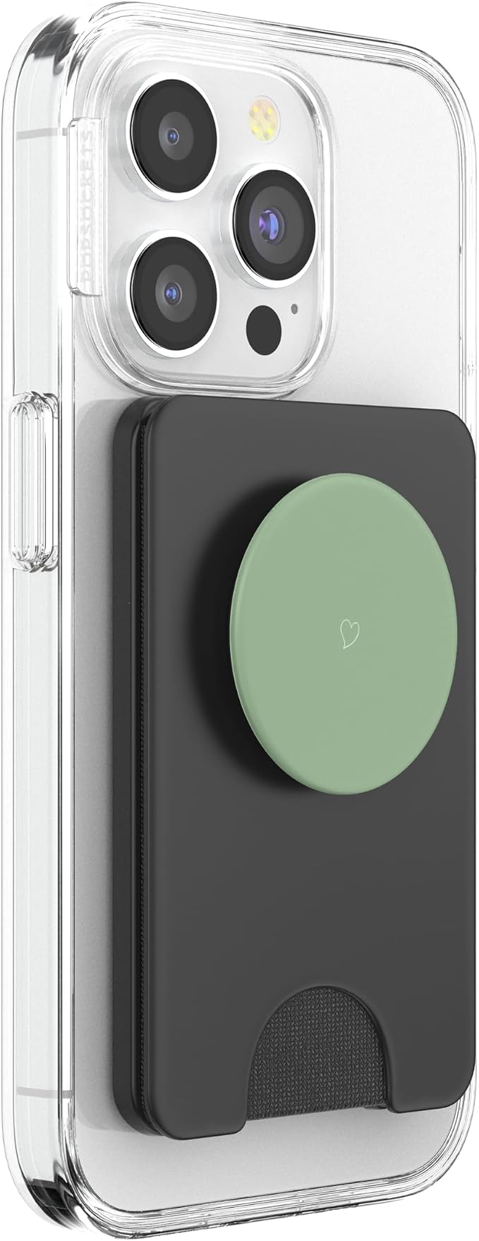 Cute Heart Love Matcha Green PopSockets Adhesive PopGrip