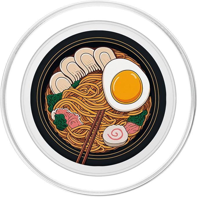 Ramen Japanese Food Anime Style Noodles Asia PopSockets Adhesive PopGrip