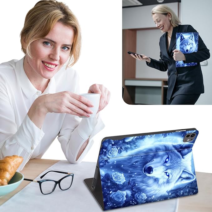Case for iPad 9th/ 8th/ 7th Generation for iPad 10.2 inch Case 2021/2020/2019 Slim PU Leather Multiple Viewing Angles Smart Stand Shell Cover Auto Wake/Sleep for iPad 10.2Alpaca Art