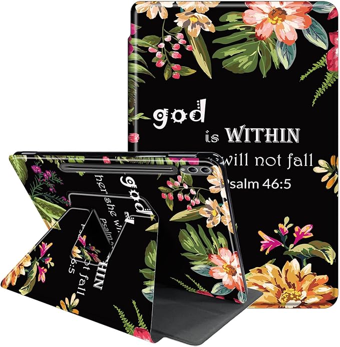 Case for Samsung Galaxy Tab A9 8.7-Inch 2023360 Degree Rotating Multi-Angle Viewing Protective Cover with Auto Sleep/Wake-Blue Butterfly