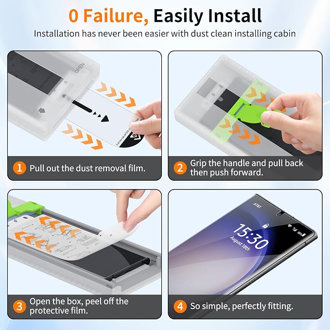 3 Pack Tempered Glass Privacy Screen Protector for iPhone 15 Pro Max 6.7 Inch Original Touch Sensitivity with Auto Alignment kit Bubble Free Case Friendly 9H Hardness