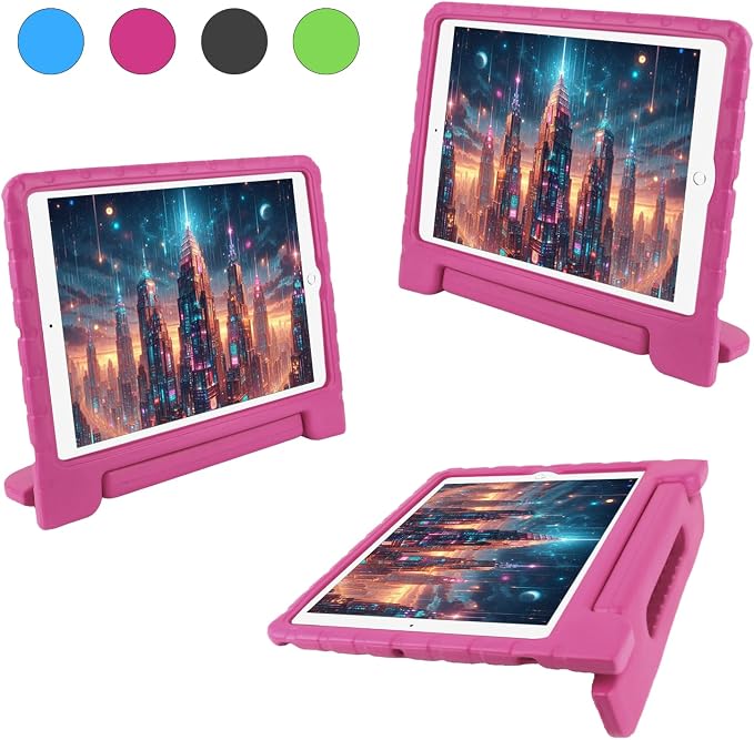 Heavy Duty Kids Case for iPad 10th/11th(A16) Pencil Holder Stand | Rugged Protection Cover for 11/10.9-inch iPad 2025/2022 Lightweight EVA Foam Anti-slip for Home School Travel Blue