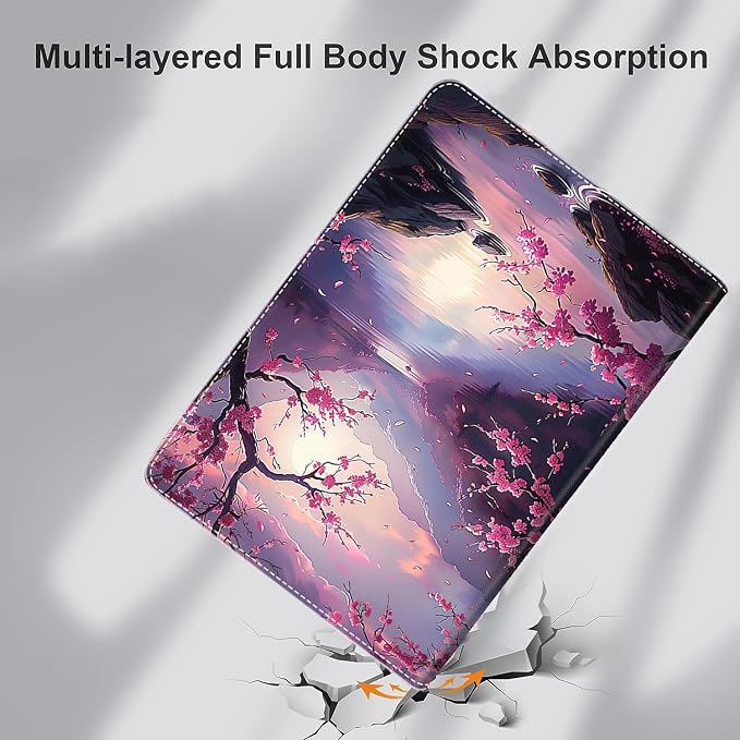 Case for iPad 9th/8th/7th Generation 2021/2020/2019 iPad 10.2 Inch Also Fit iPad Air 3th Gen 2019/iPad Pro 10.5 inch，Standing Cover with Auto Sleep/WakeCute Black Cat