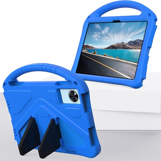 YRH Kids Case for Lenovo Idea Tab 11 inch Tablet 2025 Model TB336FU EVA Shockproof with Stand Handle Black