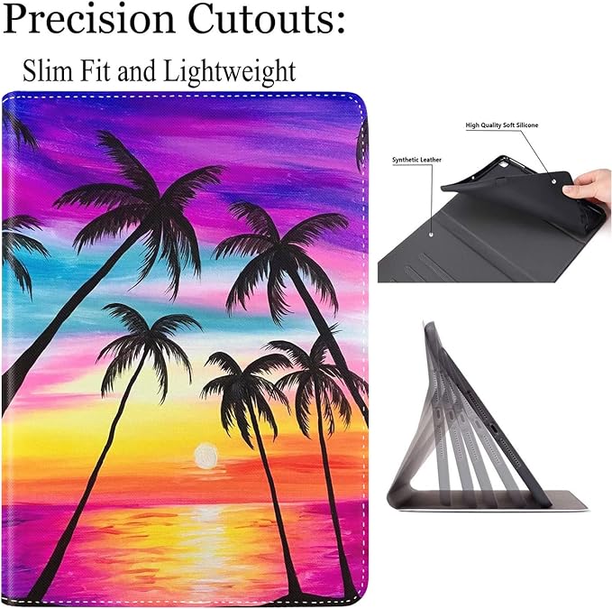 Case for Galaxy Tab S5e Case 2019 10.5 Tablet SM-T720/T725，Anti Slide Premium PU Leather Multi-Angle Viewing Folio Stand Case Cover for Samsung Galaxy Tab S5e Tablet 10.5 Inch - Black Cat Art