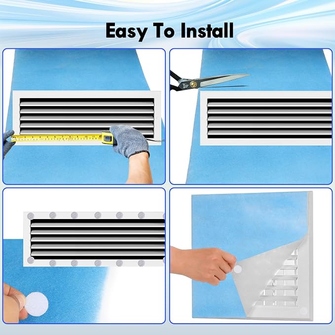 20 x 140" Air Vent Filters, 0.5-inch Thickness MERV 8 Filter Material, Cut Into