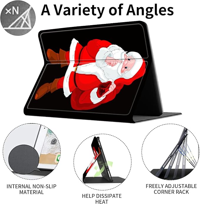 Case for 7 All-New Kindle Paperwhite (12th Generation 2024) and Kindle Colorsoft Signature Edition CoverSlim PU Leather Smart Cases with Auto Wake/Sleep-Black Cat Night Sky
