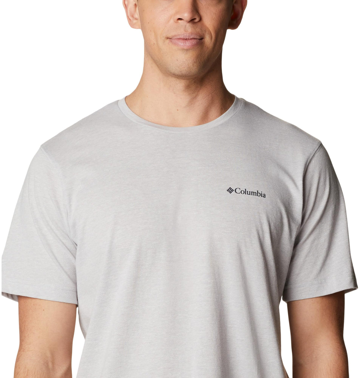 Columbia Mens Thistletown Hills Short Sleeve T-Shirt, Columbia Grey Heather, XX-Large