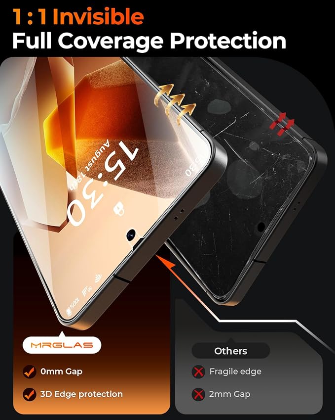 2+2 Packs for iPhone 17 Pro Privacy Screen Protector with Camera Protector | TOP 9H+ Tempered Glass [Zero Bubble][10X Military Protection] Anti Spy 17 ProMax Tempered Glass Full CoverageCase-Friendly