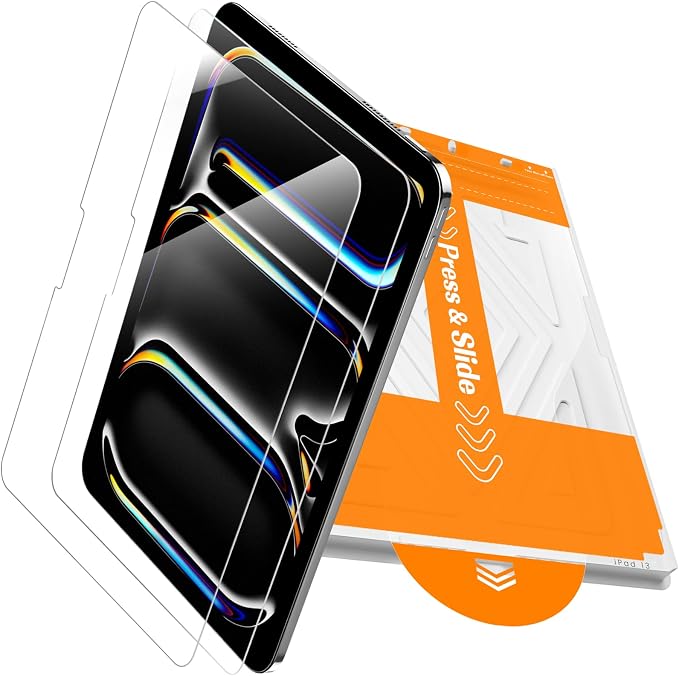 PandaShield 2-Pack Privacy Screen Protector Easy-Installation Box for iPad 11th/10th Gen. A16 (11/10.9 Inch 2025/2022) Anti-Spy Bubble Free Scratch Resistant Apple Pencil Support