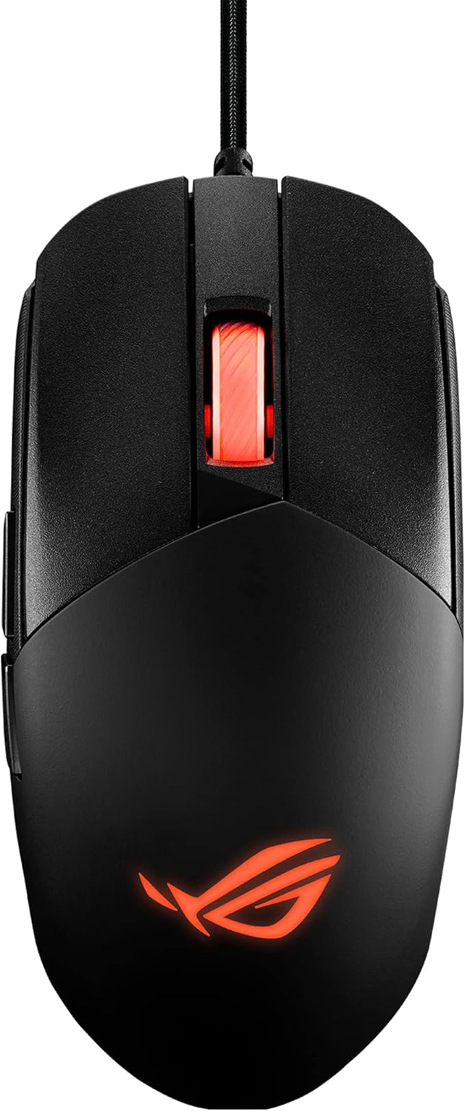 ASUS ROG Strix Impact III Gaming Mouse, Semi-Ambidextrous, Wired, Lightweight, 12000 DPI Sensor, 5 programmable Buttons, Replaceable switches, Paracord Cable, FPS Gaming Mouse, Black