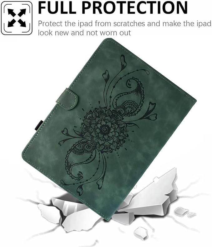Case for Kindle Fire HD 10 &amp Fire HD 10 Plus 13th/11th Generation 2023 2021 | Synthetic Leather Flip Folio Stand Cover with Auto Wake/Sleep for Kindle Fire HD 10 &amp Fire HD 10 Plus Beach