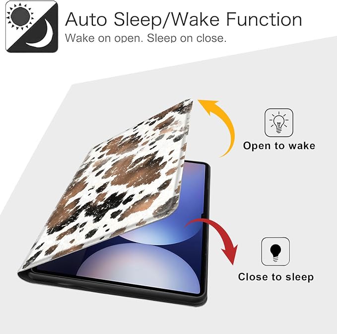 Case for Samsung Galaxy Tab A11 Plus 2026 &amp Galaxy Tab A9+ 11 Slim Smart Stand Cover with Auto Wake/Sleep Shockproof Protective Shell for Work &amp School Astronaut