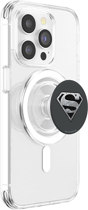 Superman Super Metallic Shield PopSockets Adhesive PopGrip