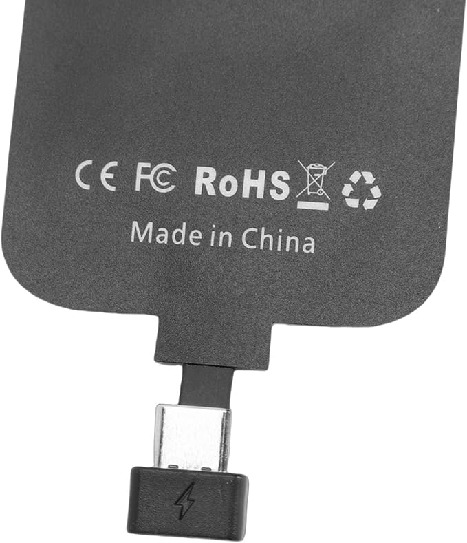 Type C Thin Wireless Charger Receiver for A50 A51 A52 - USB C Wireless Charger Module for Phones