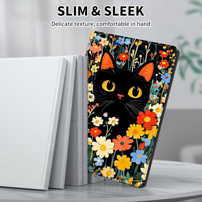 Case for Microsoft Surface Pro 11/10 / 9 13 InchPU Leather Cute Slim Folio Adjustable Stand Cover Case for Surface Pro 11th Edition AIAutumn Red Forest