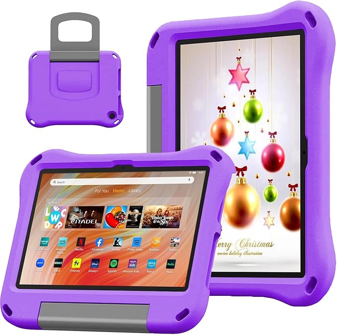 10 inch Tablet Case for kids(Compatible with 13th/11th Gen 2023/2021) (Incompatible with iPad Samsung 10 inch Tablet)Light Weight Shock Proof Convertible Handle Stand Kids Case (A-Light Blue)