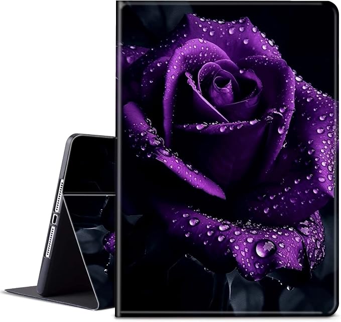 for Galaxy Tab S7 FE 5G Case 2021 PU Leather Smart Cover with Adjustable Stand &amp Auto Wake/Sleep Case for Samsung Galaxy S7 FE 5G/S8 Plus/S7 Plus 12.4 inch - Blue Art Butterflies