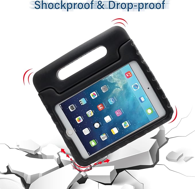 LEFON Kids Case Shockproof for iPad mini 5/4/3/2/1 iPad mini 4th Generation Case for Kids with Convertible Handle Light Weight Super Protective Stand Cover for iPad mini 5th Gen 7.9 Inch