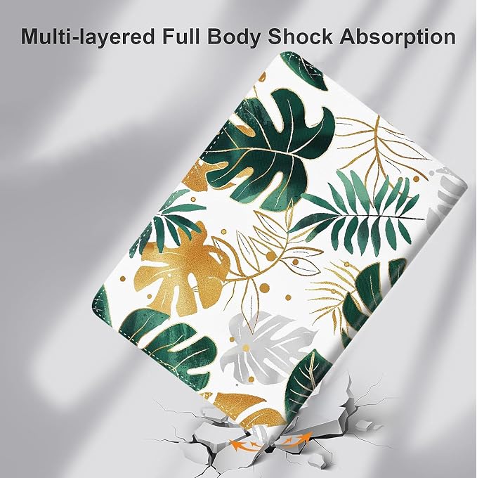 Case for iPad (A16) 11th Generation 11 Inch (2025) iPad 10th Generation 10.9 Inch (2022)，Slim Fit Foldable Standing Cover Case with Auto Sleep/Wake ，Red Moon Japanese Landscape