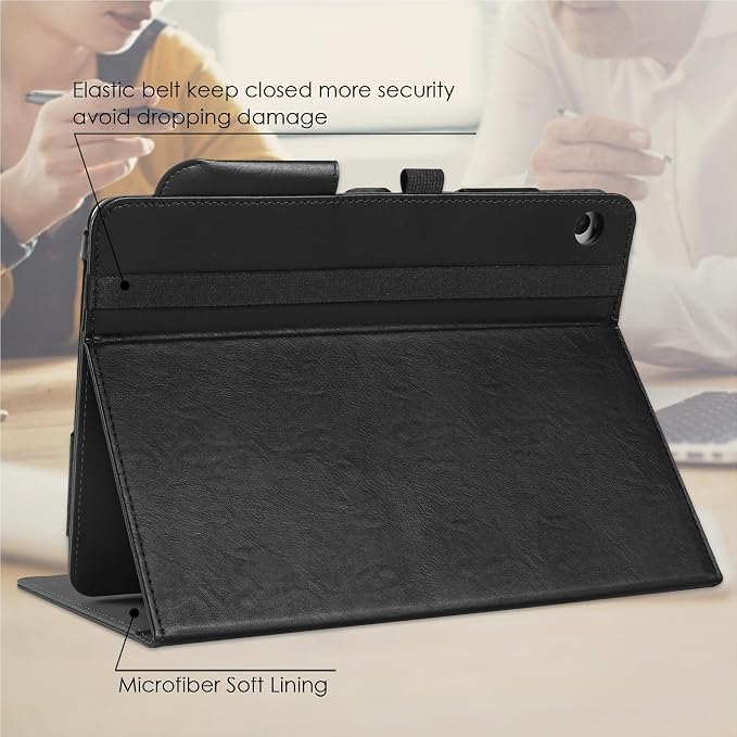 Protective Case for Wacom MovinkPad 11 Android Tablet 11 inch Multi-Angle Viewing Stand Cover with Pen Holder for MovinkPad 11Black