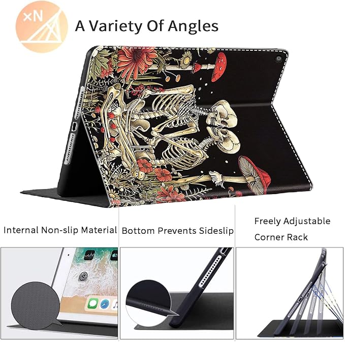 Case for iPad 10th Generation (2022 Release) 10.9 Inch Durable Shockproof Protective Cover for New iPad 10th gen 10.9 2022 Elephant Sunflower