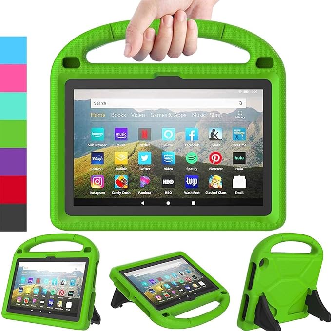 Kids Case for New 10-inch Tablet 2023 Lightweight Shockproof Kids Friendly Full Cover with Handle Kickstand