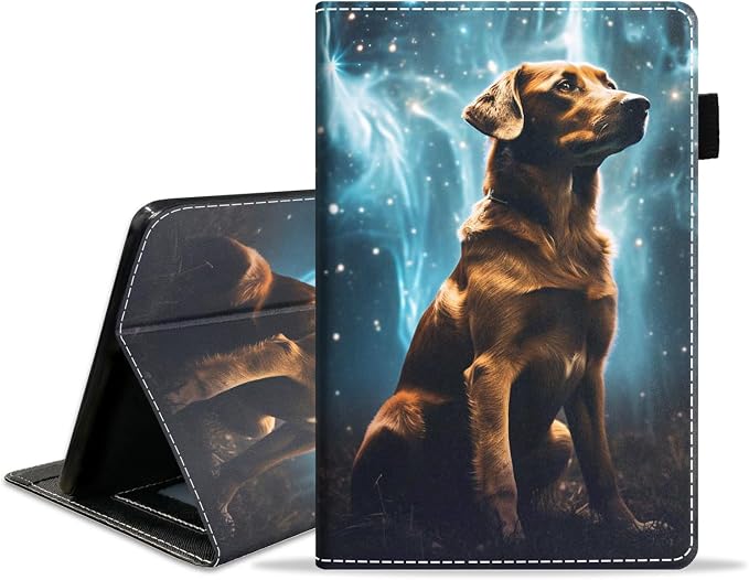 Case for Amazon Kindle Fire HD 8/Fire HD 8 Plus Tablet (12th/10th Generation 2024/2022/2020 Release) - PU Leather Folio Cover with Smart Auto Wake/Sleep Bald Eagle