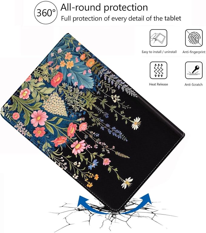 for iPad mini 7 (A17 Pro) 2024 Case/iPad mini 6 2021 Case Adjustable Stand Auto Wake/Sleep Smart Leather Cover for iPad mini 7th/6th Generation 8.3 Inch Sloth