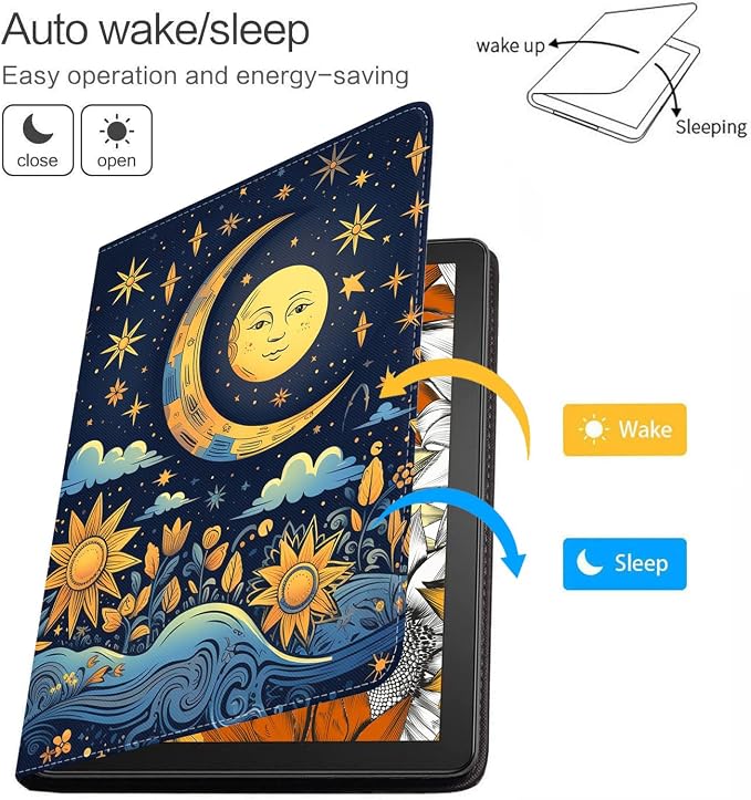 Case for Samsung Galaxy Tab A 8.0 2019 (SM-T290/T295/T297) Slim Lightweight PU Leather Stand Cover with Auto Wake/Sleep for Galaxy Tab A 8.0 Inch Abstract Watercolor Art Dogs