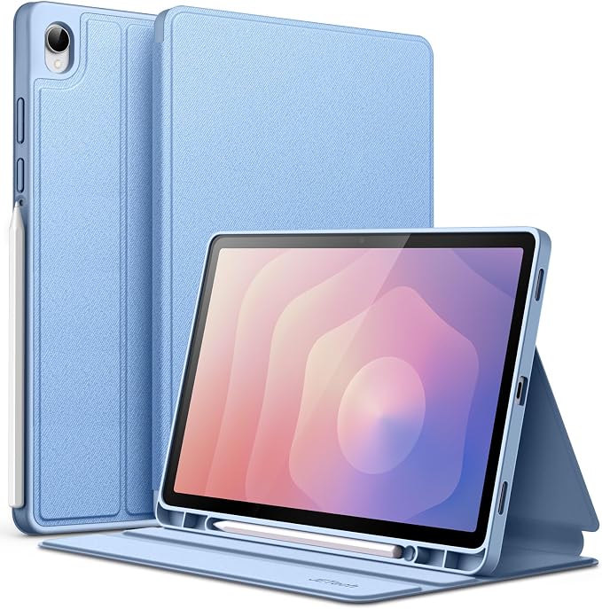 JETech Folio Case for Samsung Galaxy Tab S11 Black | Multi-Angle Stand Cover S Pen Holder Slim Protective Cover Auto Wake/Sleep