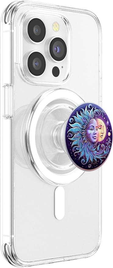 Sun and Moon Lover Astronomy Astrology Stargazer PopSockets PopGrip for MagSafe